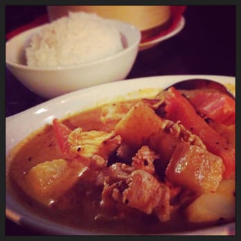 Phayathai Cuisine - Massaman Curry with chicken. - Thai Near Me - Seattle, Washington