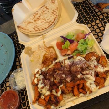 Falafel Flare - Chicken platter - Mediterranean Near Me - Tracy, California Falafel Flare - Chicken platter - Mediterranean Near Me - Tracy, California