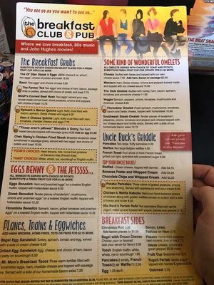 Menu photo 5 The Breakfast Club and Pub La Crosse, WI