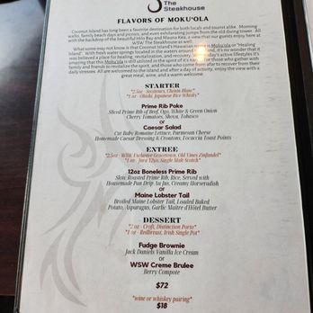 WSW Steakhouse - Steakhouses Near Me - Hilo, Hawaii