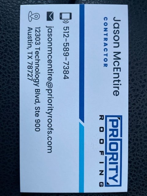 Slide of Priority Roofing