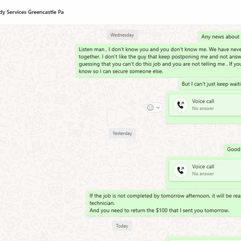 Naldo’s Handy Services - Not answering his phone calls. - Handyman Near Me Naldo’s Handy Services - Not answering his phone calls. - Handyman Near Me
