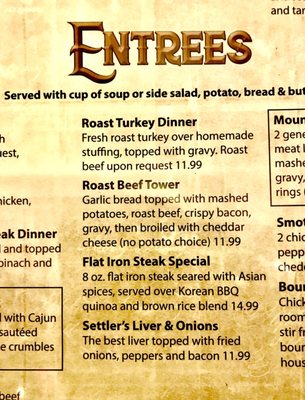 Menu photo 8 Settler's Family Restaurant Batavia, NY Menu photo 8 Settler's Family Restaurant Batavia, NY