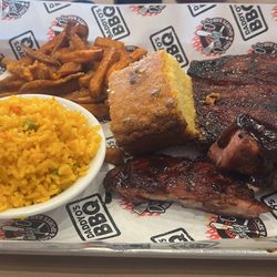 DaddyO's BBQ & Sports Bar - Half rack Ribs Mix and Match Platter Combo