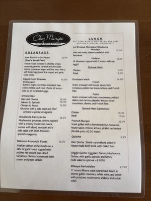 Menu photo 3 Chez Maryse Fresno, CA