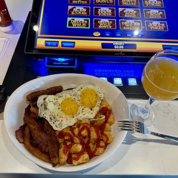 The Brass Tap - All American breakfast and a peach Bellini - Sports Bars Near Me - Reno, Nevada
