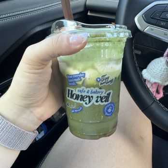 Honey Veil - strawberry matcha - Bakeries Near Me - South Miami, Florida