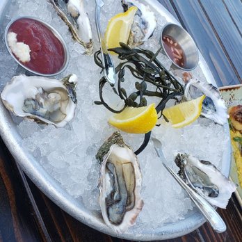 Bluewater Grill - Fresh oysters were on happy hour. - Seafood Near Me - Santa Barbara, California