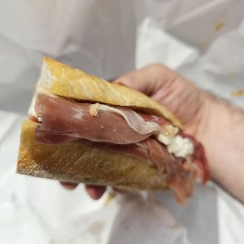 Di Palo's - The fresh amozzarella with di palo prosciutto - Cheese Shops Near Me - New York, New York Di Palo's - The fresh amozzarella with di palo prosciutto - Cheese Shops Near Me - New York, New York
