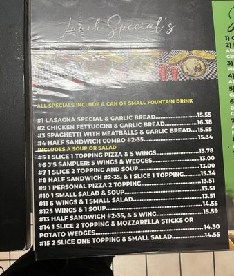 Menu photo 1 J’s Pizza El Monte, CA Menu photo 1 J’s Pizza El Monte, CA