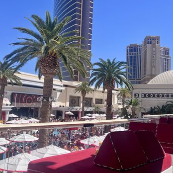 Encore Beach Club - View from cabana - Dance Clubs Near Me - Las Vegas, Nevada