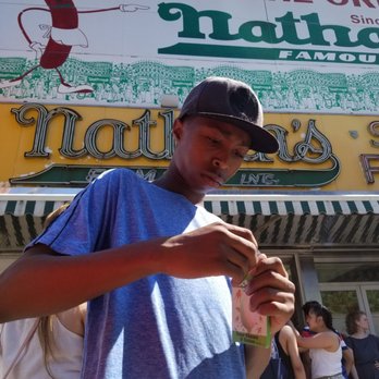 Nathan's Famous - Training the next gen - Hot Dogs Near Me - Brooklyn, New York