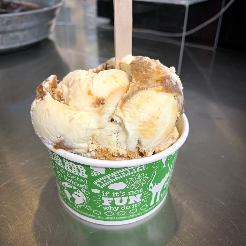 Ben & Jerry’s - Blondie Brownie Caramel - sweet cream base with Blondie brownie chunks and swirls of caramel - Custom Cakes Near Me - Savannah, Georgia Ben & Jerry’s - Blondie Brownie Caramel - sweet cream base with Blondie brownie chunks and swirls of caramel - Custom Cakes Near Me - Savannah, Georgia