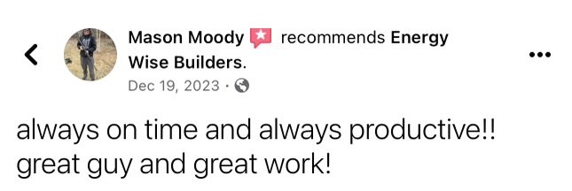 Slide of Energy Wise Builders