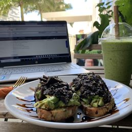 Really Cool Smoothie and Savory Mushroom Avo Toast