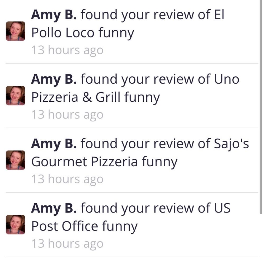 Manger "Amy" taking it upon herself to stalk and mock this review and every review I've ever posted. Manger "Amy" taking it upon herself to stalk and mock this review and every review I've ever posted.