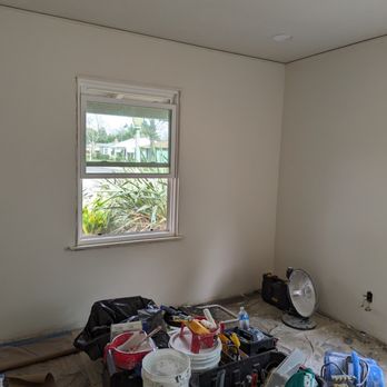 Flawless Remodeling Service - Mid-job: walls re-textured - Masonry/Concrete Near Me Flawless Remodeling Service - Mid-job: walls re-textured - Masonry/Concrete Near Me