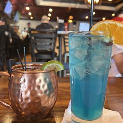 The Olde Detroit Burger Bar - Left: Motown Mule Right: Baldwin Dream Cruize