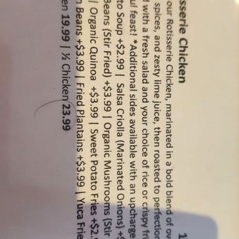 El Mono - Menu description - Peruvian Near Me - El Cerrito, California