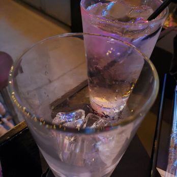 Treble Makers - Jan 2021: The ice water was accompanied by a complimentary pink lipstick stain on the back glass - American Near Me - Wesley Chapel, Florida Treble Makers - Jan 2021: The ice water was accompanied by a complimentary pink lipstick stain on the back glass - American Near Me - Wesley Chapel, Florida