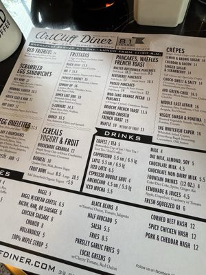 Menu photo 3 The Art Cliff Diner Vineyard Haven, MA