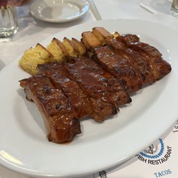 BBQ Ribs & Corn Bread