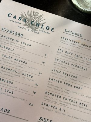 Menu photo 1 Casa Chloe Fredericksburg, TX Menu photo 1 Casa Chloe Fredericksburg, TX