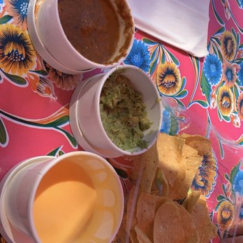 Lucharitos - Chips with dip trio - Tacos Near Me - Center Moriches, New York Lucharitos - Chips with dip trio - Tacos Near Me - Center Moriches, New York