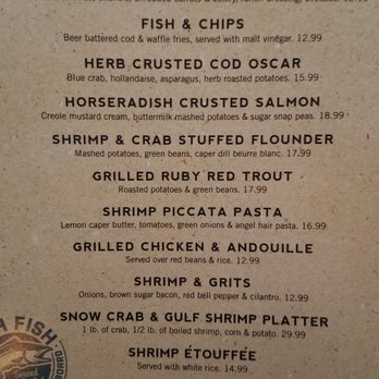 Fish City Grill - Menu, Feb 2020 - Seafood Near Me - Georgetown, Texas Fish City Grill - Menu, Feb 2020 - Seafood Near Me - Georgetown, Texas