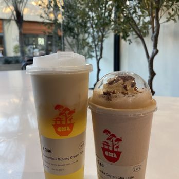 Cha Redefine - another one with osmanthus oolong cream foam really good as well - Coffee & Tea Near Me - Arcadia, California
