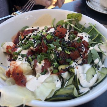The Nest - Ahi Tuna poke Bowl - Waffles Near Me - Ojai, California