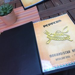 Peppers - Menükarte