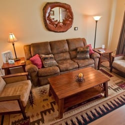Elk Meadow Cabins - Cabin interior
