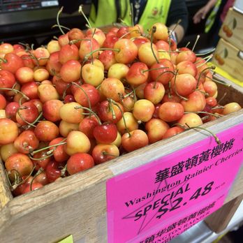 Global Fresh Market - Rainer Cherries at $2.48 per pound! - Grocery Near Me - San Gabriel, California Global Fresh Market - Rainer Cherries at $2.48 per pound! - Grocery Near Me - San Gabriel, California