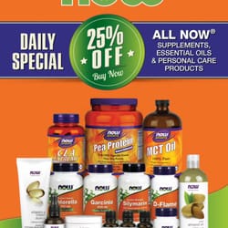 Good Life Nutrition Company - At Good Life we offer 25% off NOW supplements and essential oils retail price every day. Come and see