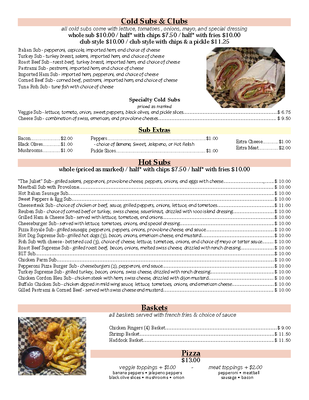 Menu photo 3 Romeo's Italian Submarines Berwick, PA Menu photo 3 Romeo's Italian Submarines Berwick, PA