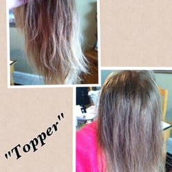 Love For Locks In Home Wig Service  - Light Ombre' "Topper" For thinning on top only.