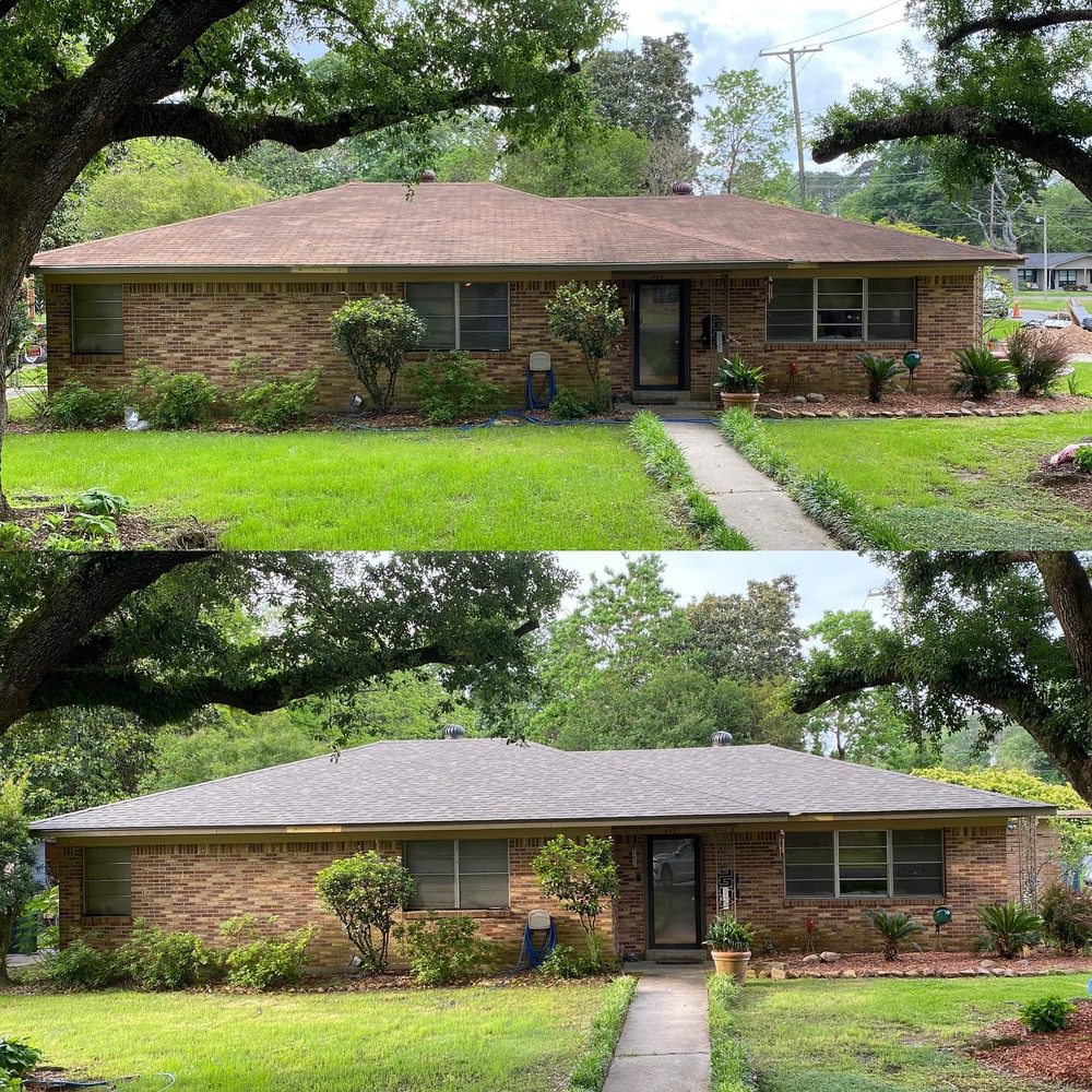 Slide of Brown's Roofing