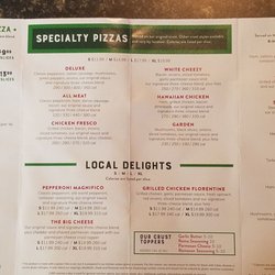 Marco's Pizza - Inside of menu