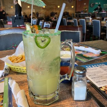 La Plaza Fiesta - The delicious Jalapeño Margarita. - Seafood Near Me - Sioux Falls, South Dakota La Plaza Fiesta - The delicious Jalapeño Margarita. - Seafood Near Me - Sioux Falls, South Dakota