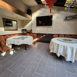 Area in the back they prob use for semi-private parties, would look great if they cleaned it up