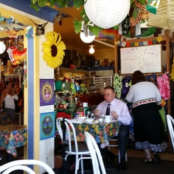 Nature's Kitchen - Colorful seating area feels happy. I could hear Ray Charles from the kitchen, but overall it's very easy to hold a conversation. - Organic Stores Near Me - Yreka, California Nature's Kitchen - Colorful seating area feels happy. I could hear Ray Charles from the kitchen, but overall it's very easy to hold a conversation. - Organic Stores Near Me - Yreka, California