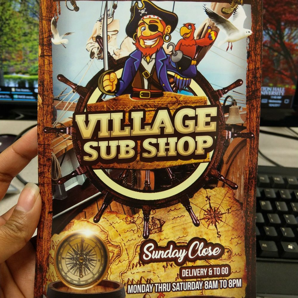 Village Sub Shop - Menu cover - Sandwiches Near Me - South Orange, New Jersey Village Sub Shop - Menu cover - Sandwiches Near Me - South Orange, New Jersey
