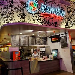 Soho Ramen - The front counter.