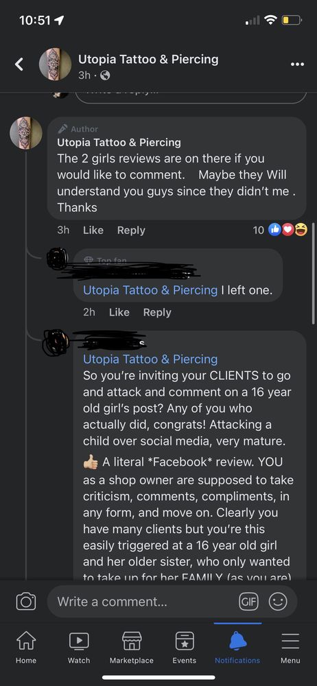 Utopia Tattoo & Piercing Logo