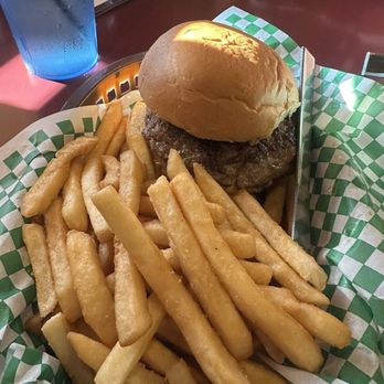 5-8 Club - Fries were basic and American Juicy Lucy... where did all the cheese go? - Burgers Near Me - Minneapolis, Minnesota