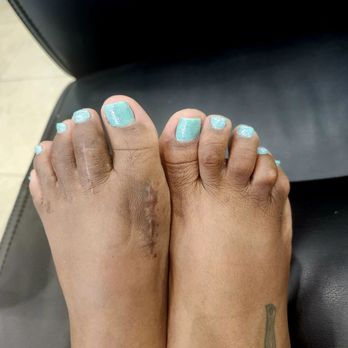 Waterfall Nail Spa - Summer Blue - Eyelash Service Near Me - North Hollywood, California