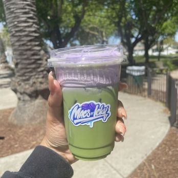 Macs By Icky - Matcha with ube soft top - Desserts Near Me - Union City, California Macs By Icky - Matcha with ube soft top - Desserts Near Me - Union City, California