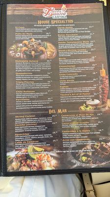 Menu photo 8 Tacos Tijuana Cantina Reno, NV