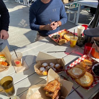 Katalina's - Pancake balls, chicken breakfast sandwich, BLT and hen in basket - Breakfast & Brunch Near Me - Columbus, Ohio Katalina's - Pancake balls, chicken breakfast sandwich, BLT and hen in basket - Breakfast & Brunch Near Me - Columbus, Ohio